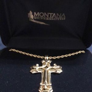 Montana Silversmiths Long Cross Necklace